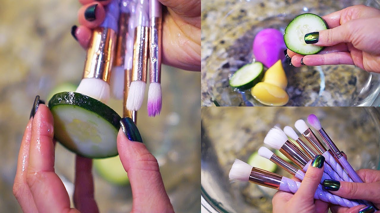 BEAUTY BLENDER + MAKEUP BRUSHES HACK!