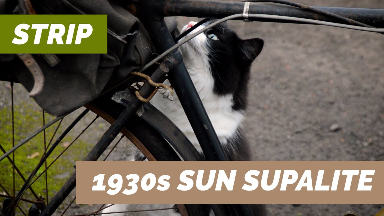 Полоса Sun Supalite 1930-х годов — реставрация винтажного велосипеда — редкая «находка из амбара»
