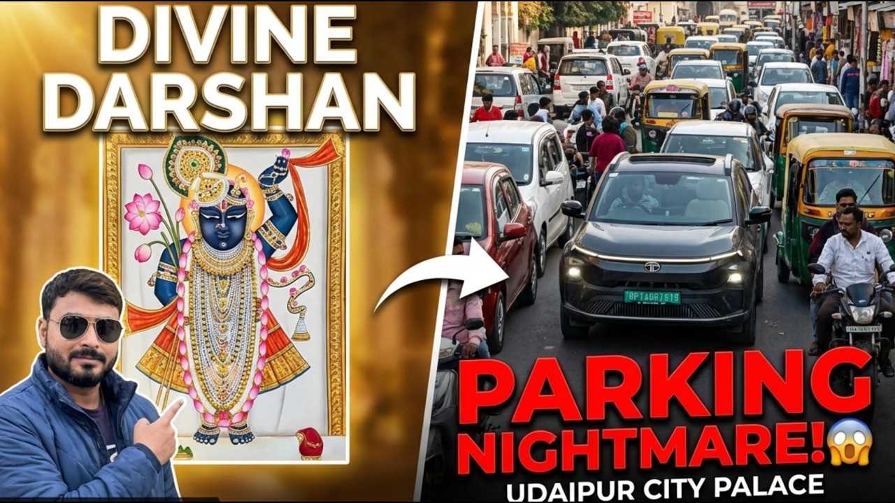 Shrinathji Darshan & Udaipur Chaos! 😱 City Palace Guide + Best Nathdwara Food