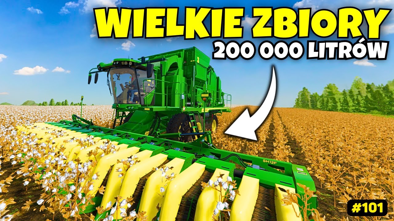 GIGANTYCZNE ZBIORY BAWEŁNY na 5 kombajnów i WIELKA BUDOWA 👉 0$ START na mapie NO MAN'S LAND 