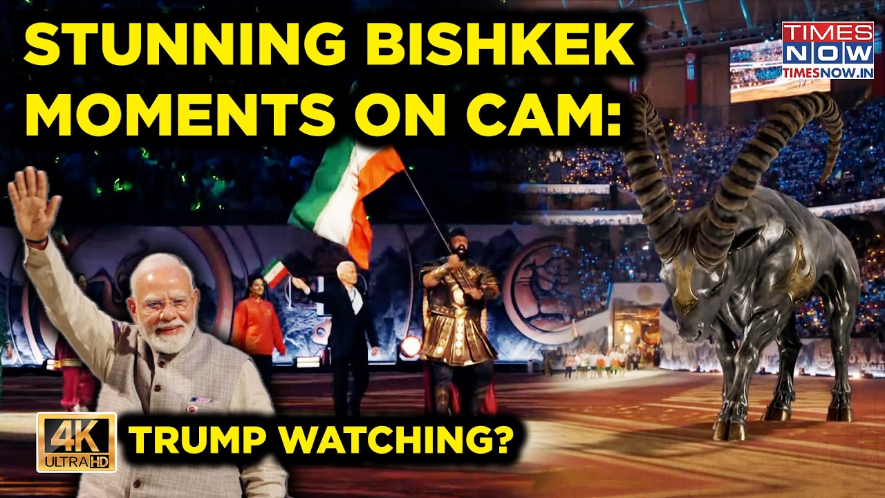 Iran's 'Roaring Warrior'| Modi, Putin's 'Bestie' Shake Hands| Watch Nomad Games Action| Bishkek| 4K