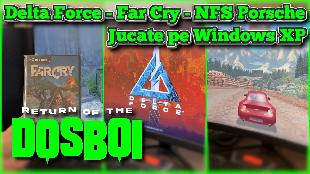 O sesiune de retro gaming pe Windows XP