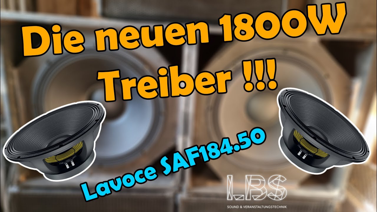 Die neuen 1800W Treiber !! | LBSound-Veranstaltungstechnik | 4K [60FPS]