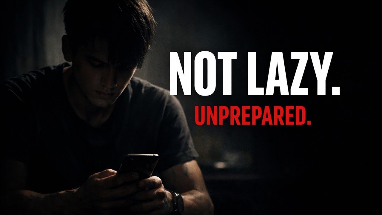 You're Not Lazy- You're Unprepared 