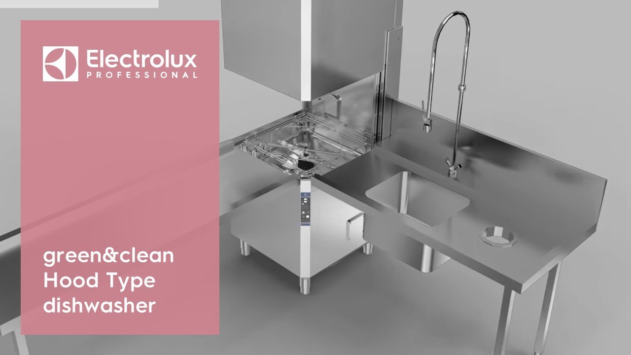Electrolux Green&Clean Hood Type Dishwasher