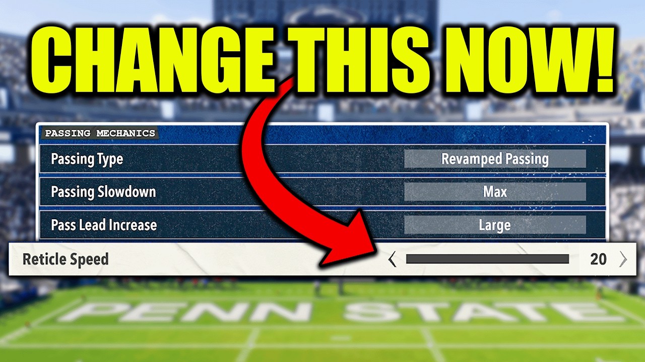 15 Settings You NEED To Change | College Football 26