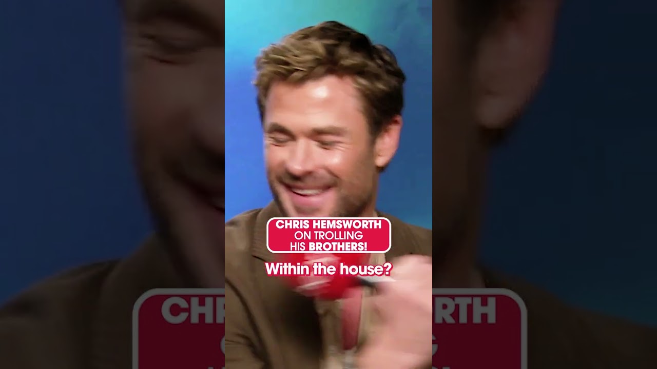 Chris Hemsworth loves trolling his brothers, Luke and Liam Hemsworth