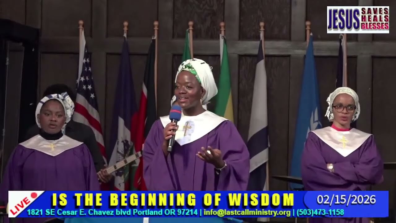THE FEAR OF THE LORD IS THE BEGENNING OF WISDOM - 02/15/2026