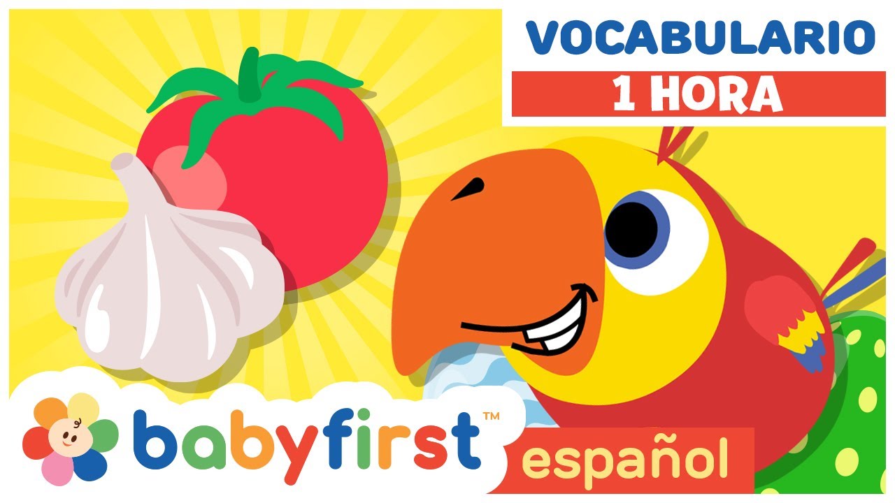 Aprender frutas y verduras para niños | huevos sorpresa con Larry el loro | 1 Hora | Baby First TV