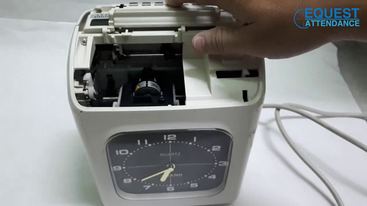 Amano Time Recorder Ex3500N Quick Adjust Time Setting | Cara Pantas Tukar Masa Punch Card Machine