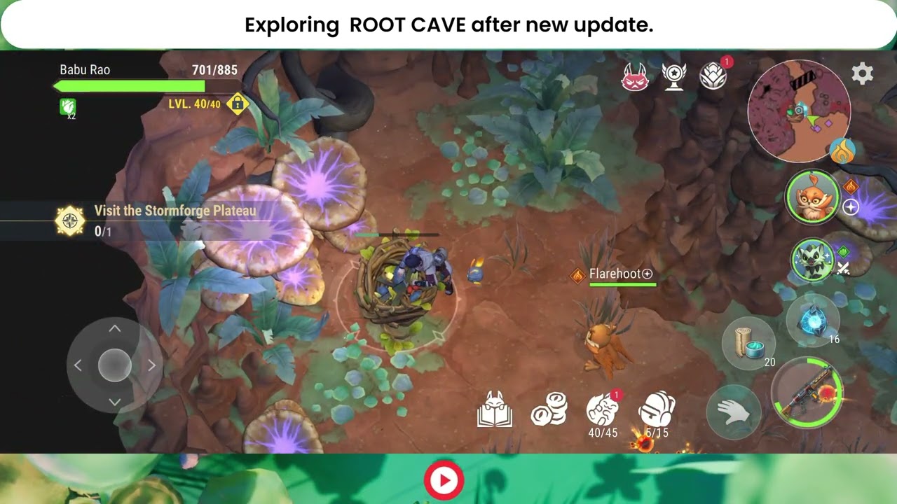 Exploring ROOT CAVE in Deeproot Forest in Amikin Village