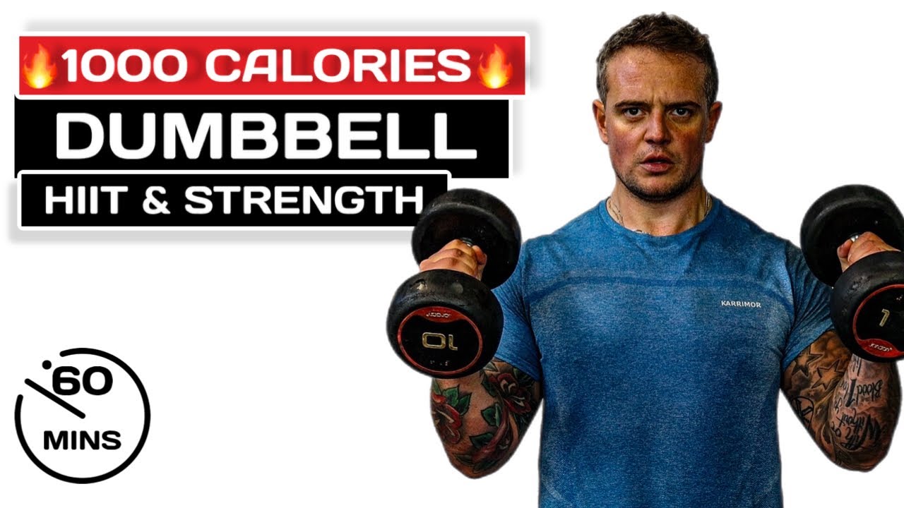 🔥BURN 1000 Calories With This Full Body DUMBBELL Workout | HIIT & Strength