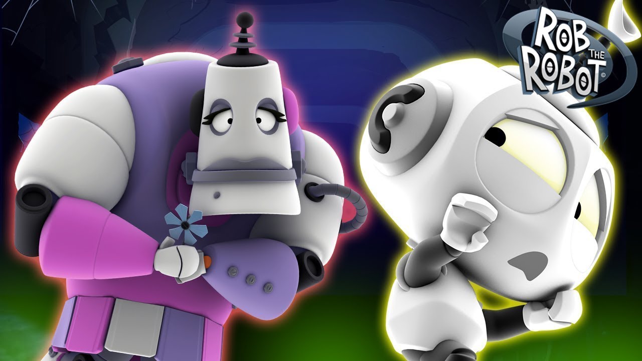 Spooky Junk Yard Planet Scare! 😱 | Rob the Robot | Kids Educational Cartoons