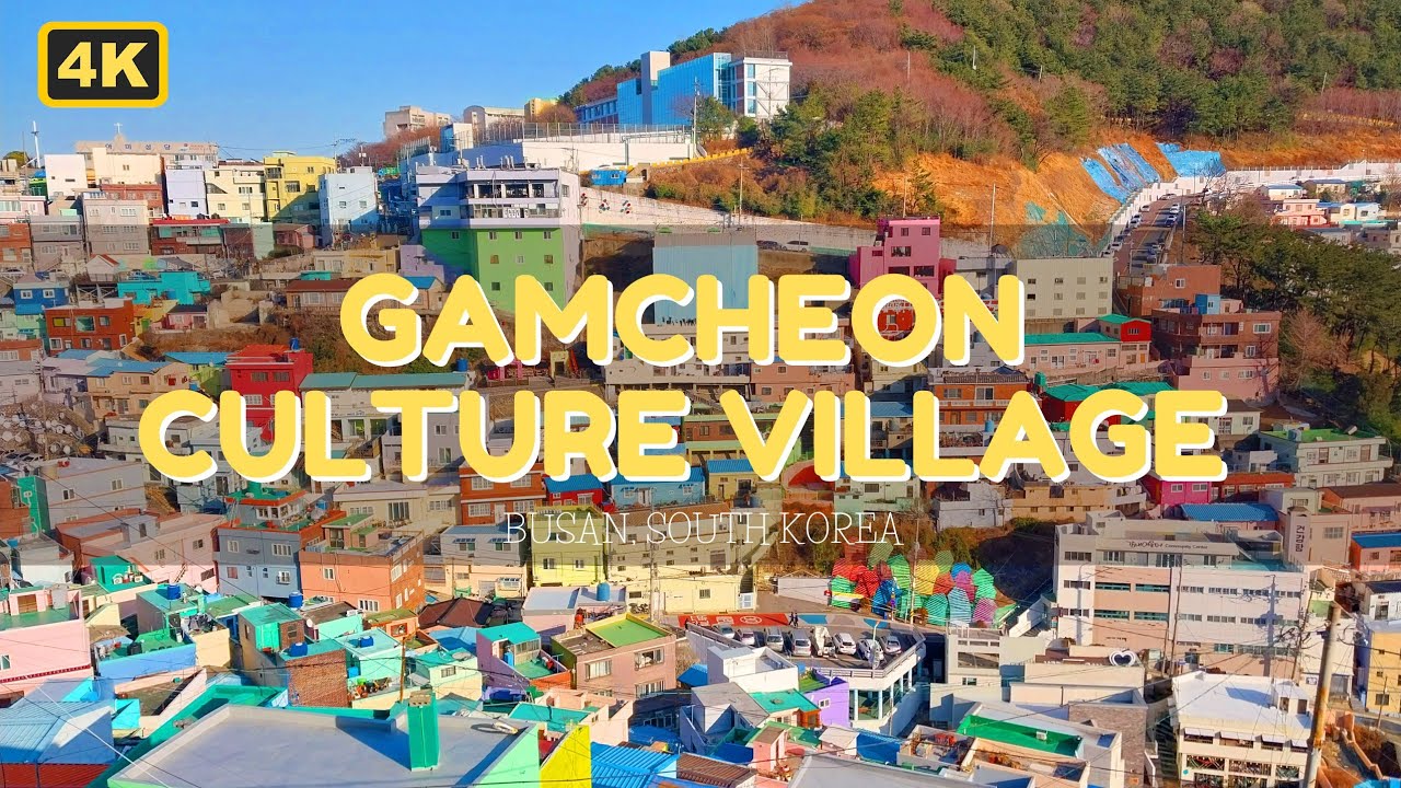 GAMCHEON CULTURE VILLAGE, BUSAN KOREA, JANUARY 13, 2024