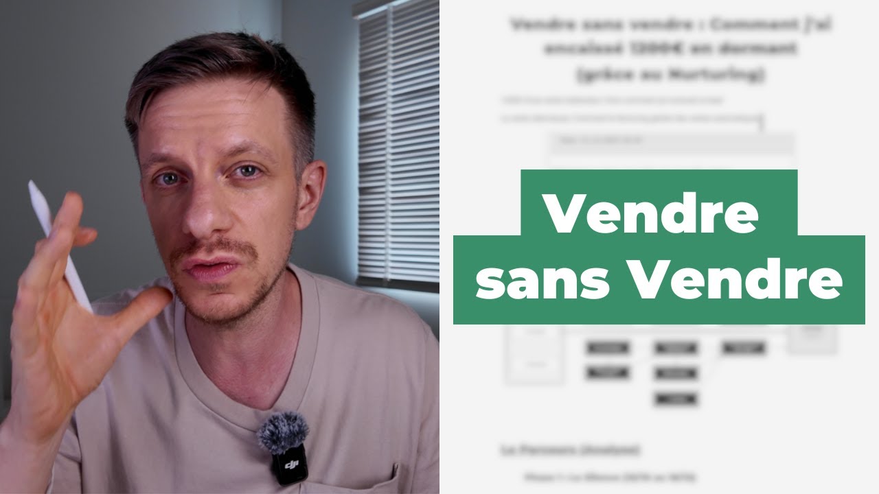 Vendre sans vendre : Comment j'ai encaiss&eacute; 1200&euro; en dormant (gr&acirc;ce au Nurturing)