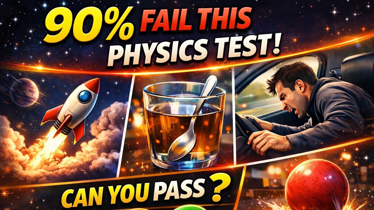 Can You Pass This Physics Quiz? 🧑‍🔬 100 General Knowledge Question Quiz