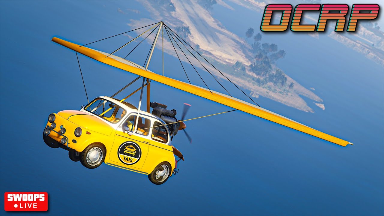 FLYING Taxi Service In OCRP!! | LIVE