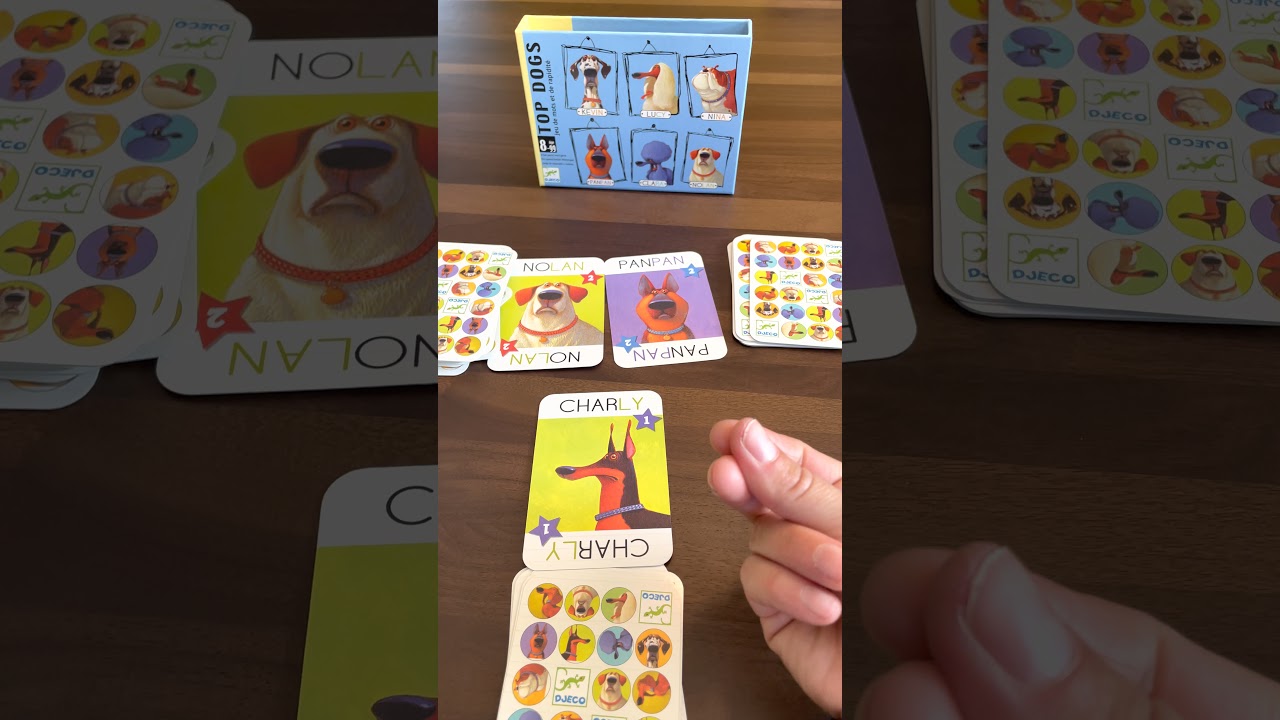 Jeu Top Dogs, éditions DJECO
