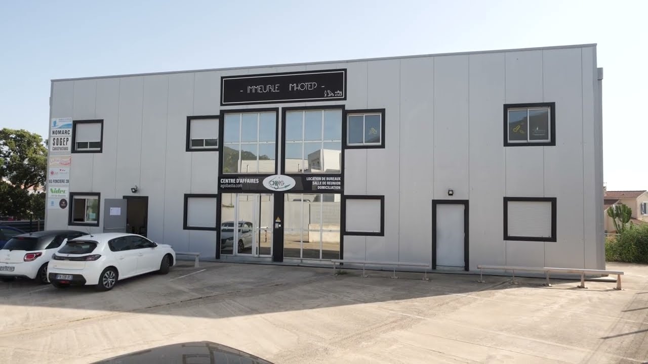 Location de bureau, coworking, salle de r&eacute;union &agrave; Bastia : Immeuble AGIS