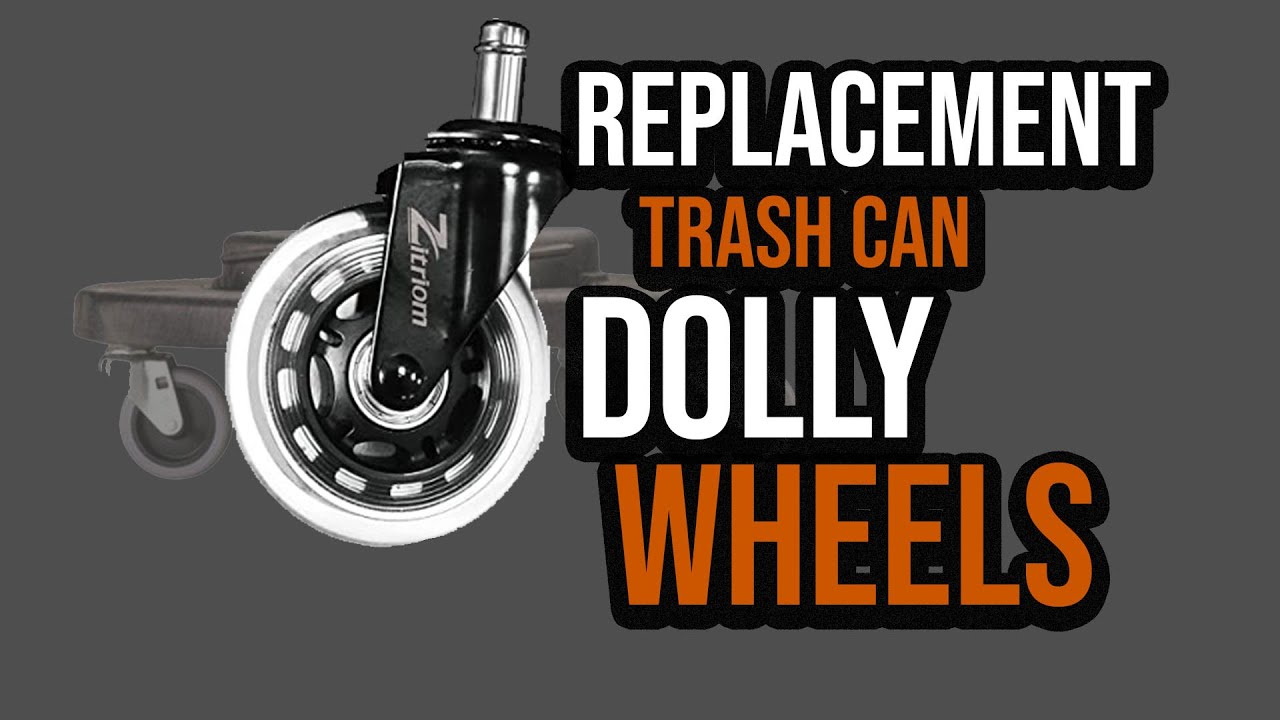 Brute trashcan dolly - wheel replacement