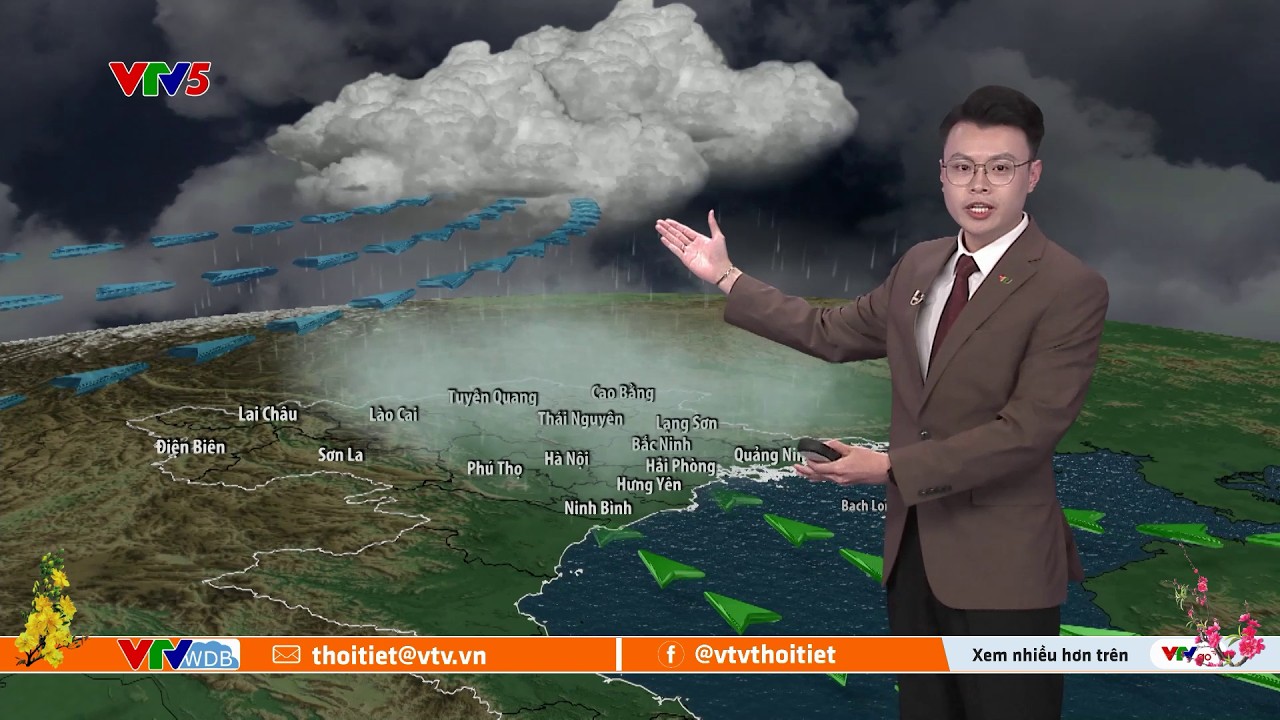 Dự báo thời tiết ngày mai 23/02/2026 | Vì sao miền Bắc có mưa? | VTVWDB