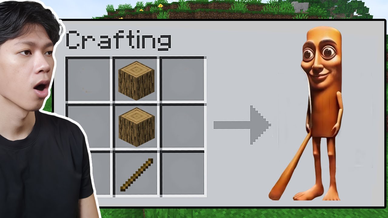 ខ្ញុំអាច...craft...Tung Tung Tung Sahur ក្នុង Minecraft !!!