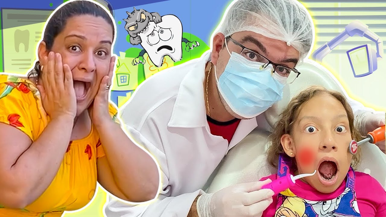 Maria Clara mostra que é importante cuidar da saúde e dos dentes - MC Divertida
