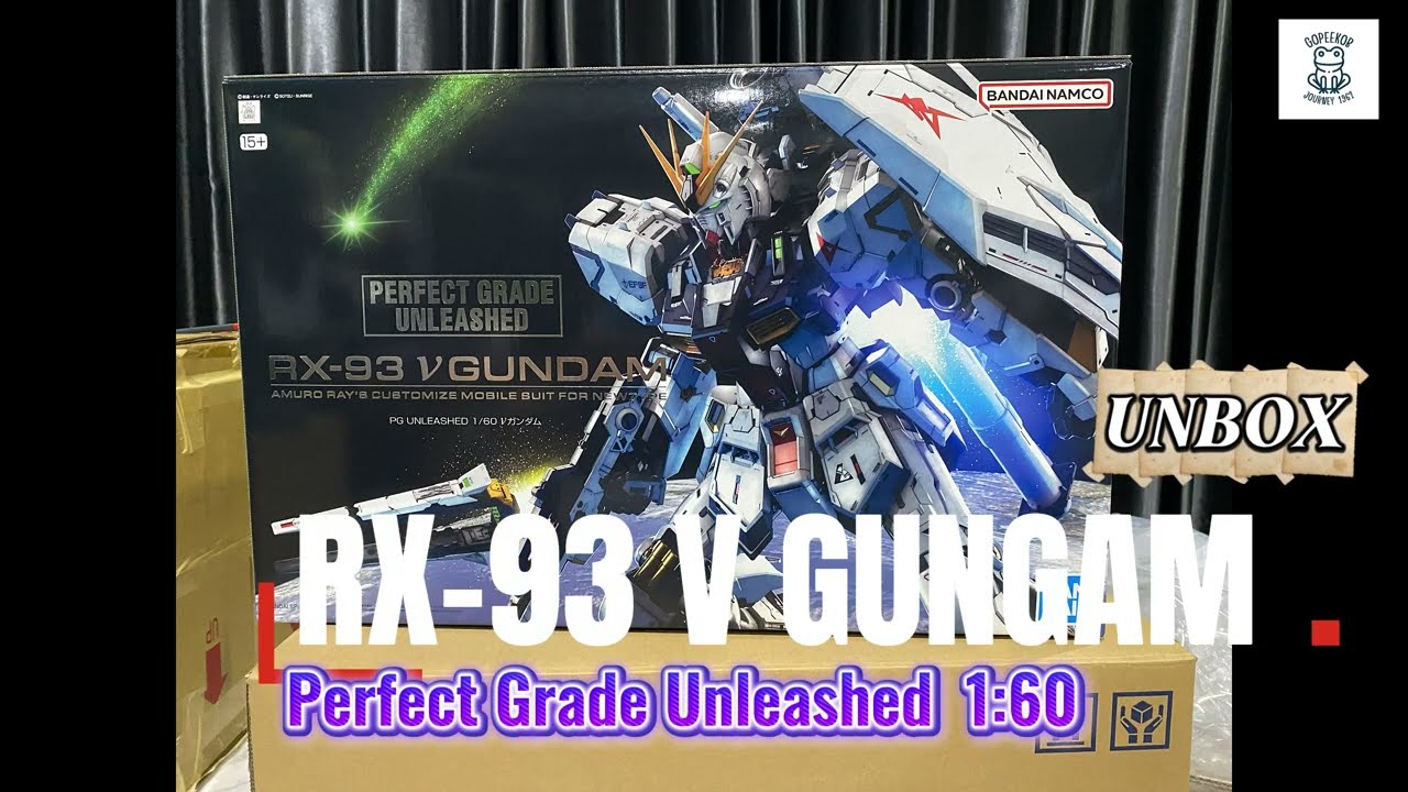 เปิดกล่อง RX-93 V GUNGAM UNLEASHED 1:60#UNBOX RX-93 V GUNDAM#PERFECT GRADE UNLEASHED RX-93
