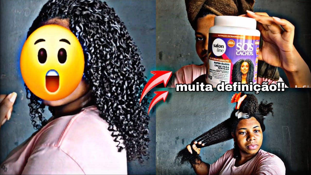 TESTANDO O CREME SUPER ÓLEOS ~creme mais gelatina da salon line!✨️