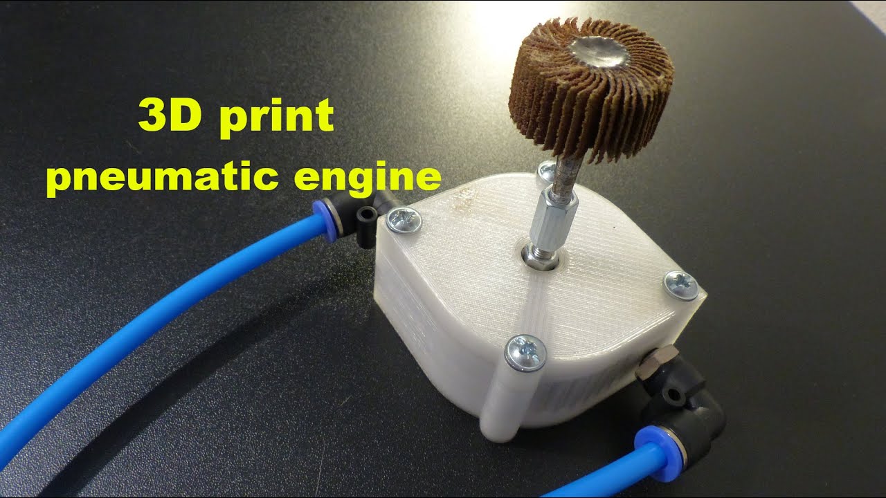 3D Printed Air Turbine | Air Engine