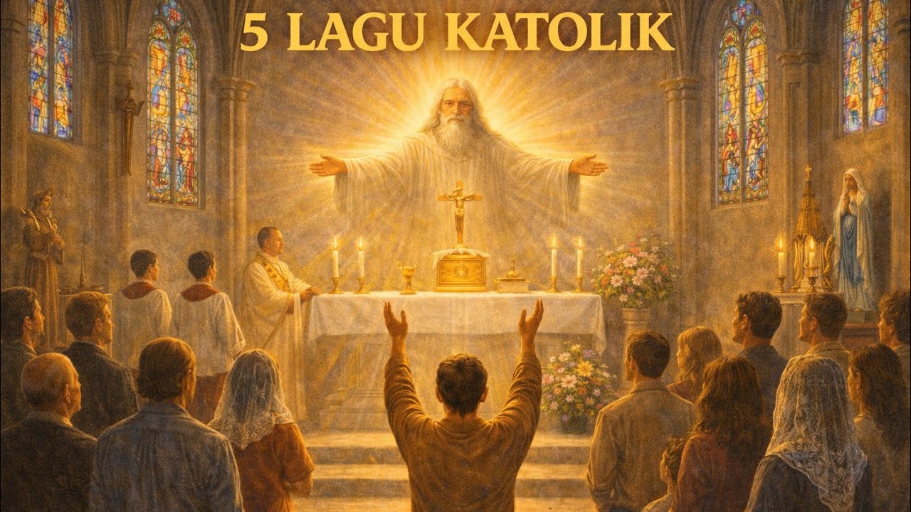 Kumpulan 5 Lagu Katolik #saatteduh #lagurohani #lagukatolik #katolik #katolikkeren #bapakami #fyp 