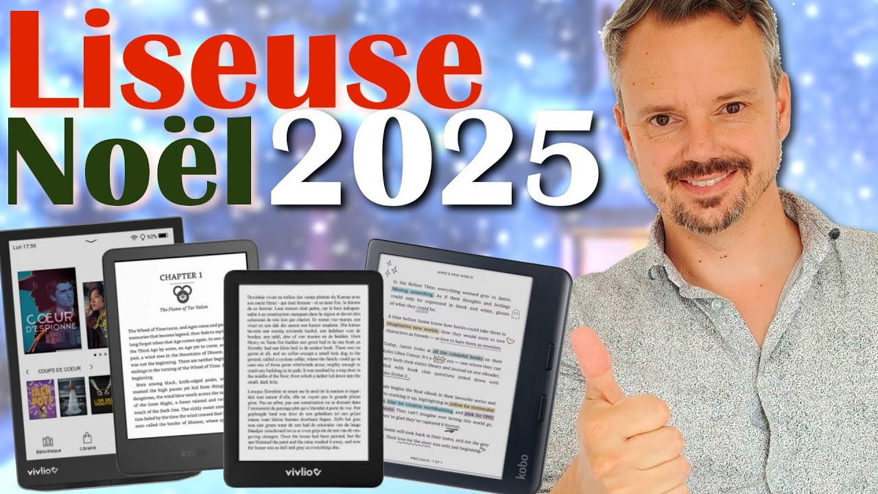 La Meilleure Liseuse pour NOEL 2025 (guide d'achat)