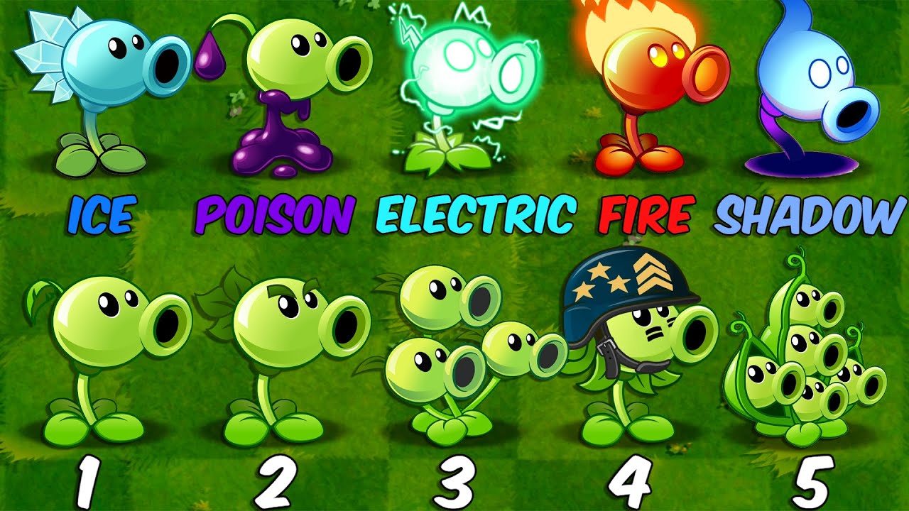 Every Peashooter vs Jurassic Gargantuar Zombie - Who's Best Plant? - PvZ 2 Battlez