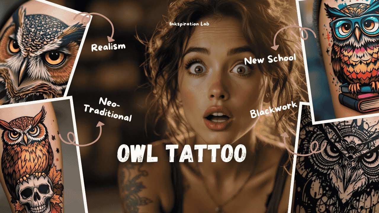 Owl Tattoo Ideas for Men & Women | Stunning Designs for Arms, Chest & More!