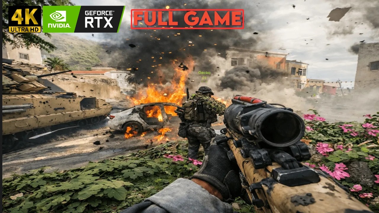 Battlefield 6 : Full Gameplay [4K] MSI Sword 16 - NVIDIA GeForce RTX 4050 Laptop GPU