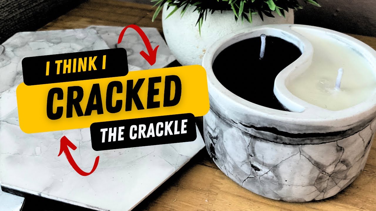 Cracking the Crackle! with Aqua Cast Eco Resin