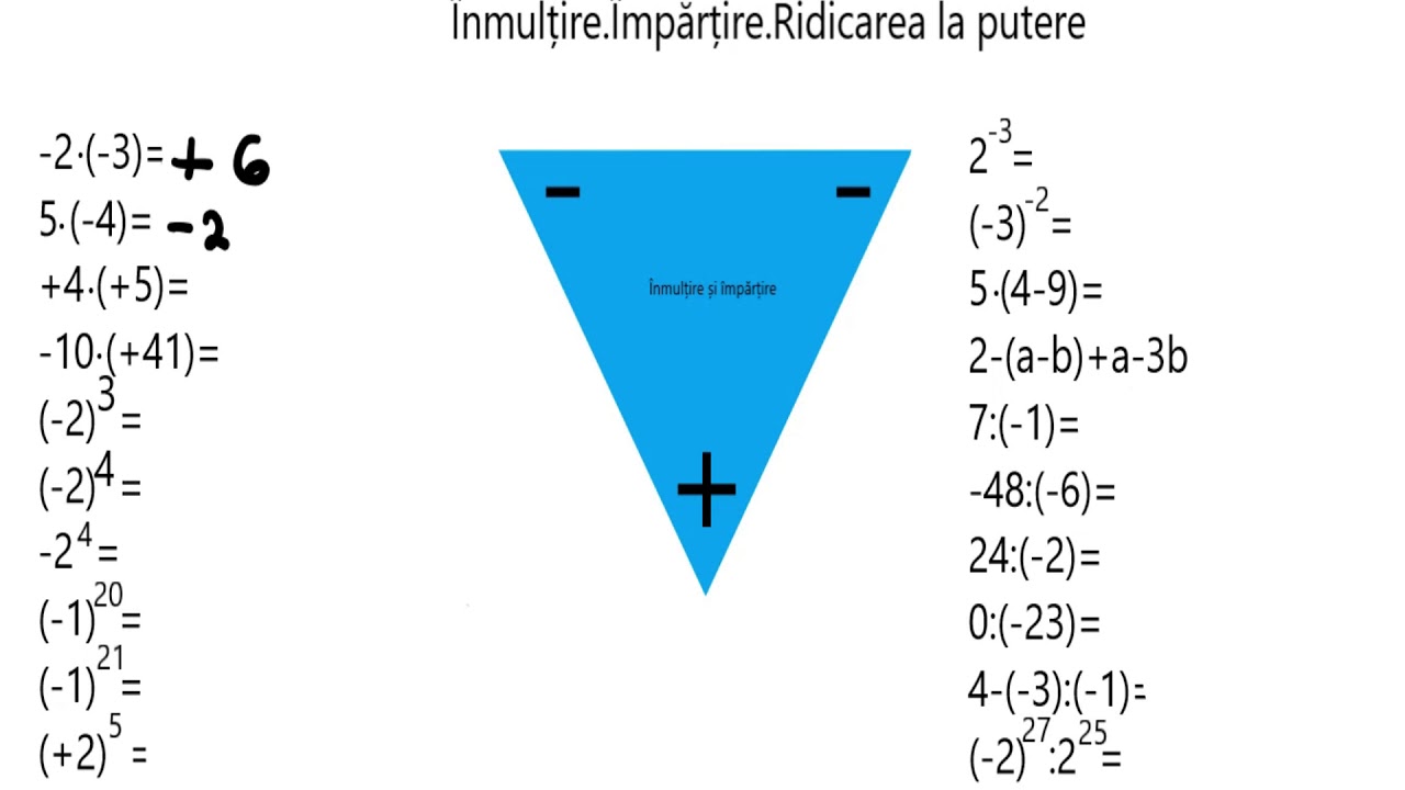 4 .Mulțimea numerelor &icirc;ntregi