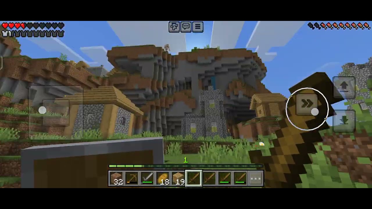 Mining and making tool of stone#second day#Minecraft