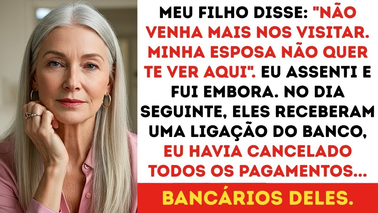 Meu filho disse  'Não venha mais aqui  Minha esposa não quer te ver ' Então eu concordei e…