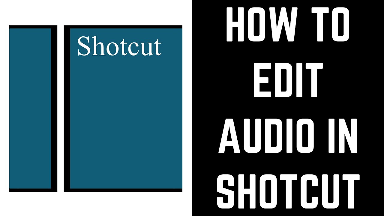 Как редактировать аудио в Shotcut