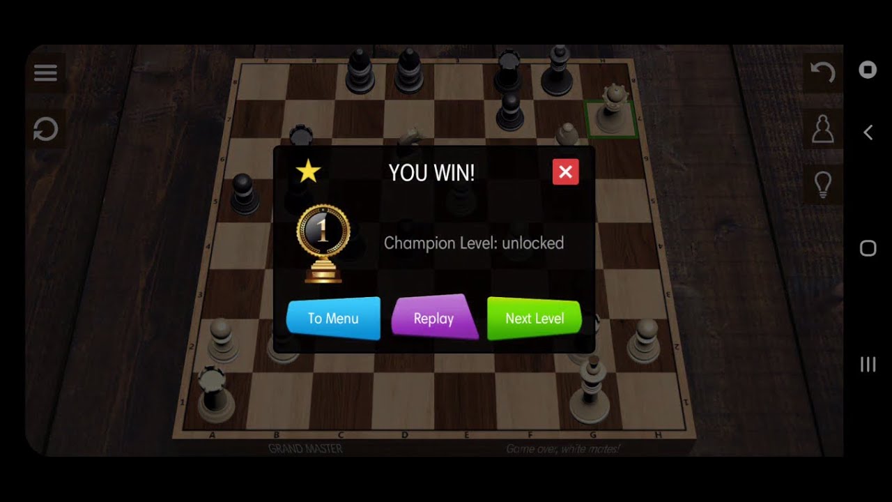 Chess Grand Master Level Completed(Chess Prince)
