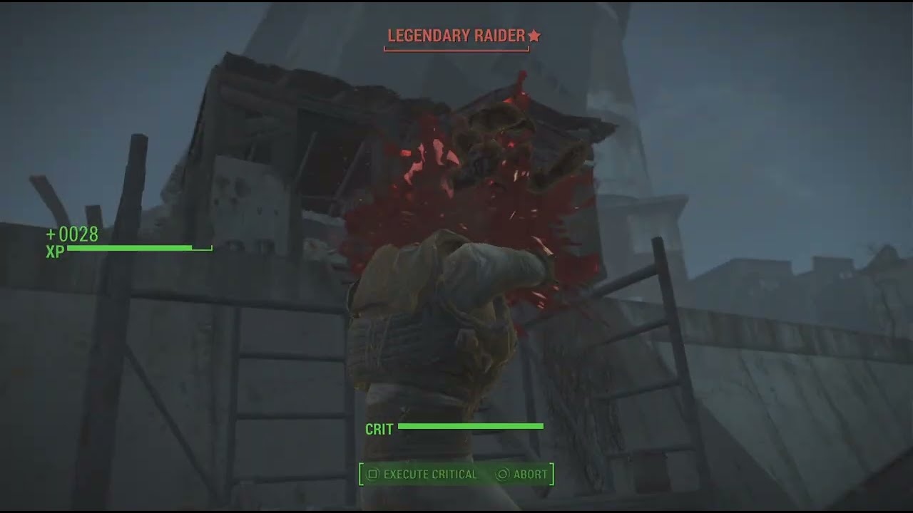 Fallout 4 - 1st Legendary Raider Encounter