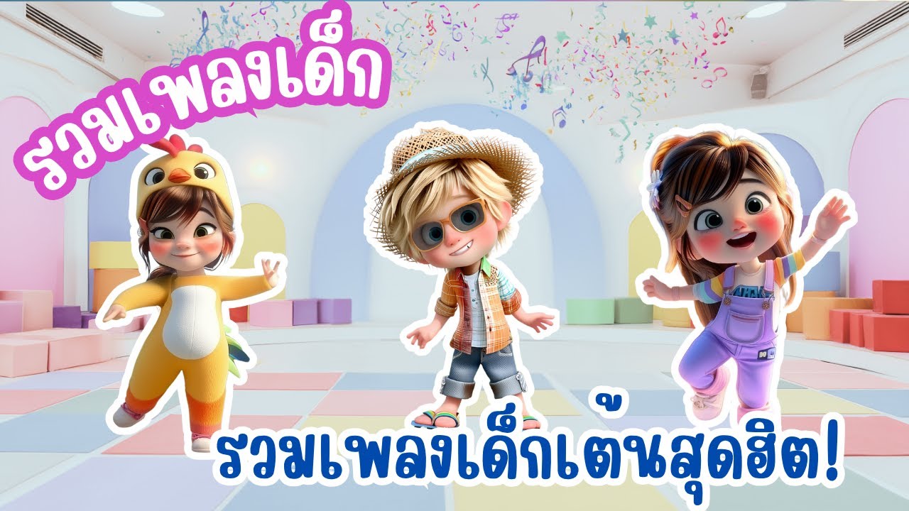 รวมเพลงเด็กเต้นสุดฮิต | หนูมาลีมีลูกแมวเหมียว, ไก่กุ๊กกุ๊ก, ลิงเจี๊ยกๆ | เพลงเด็กอนุบาล เต้นตามได้