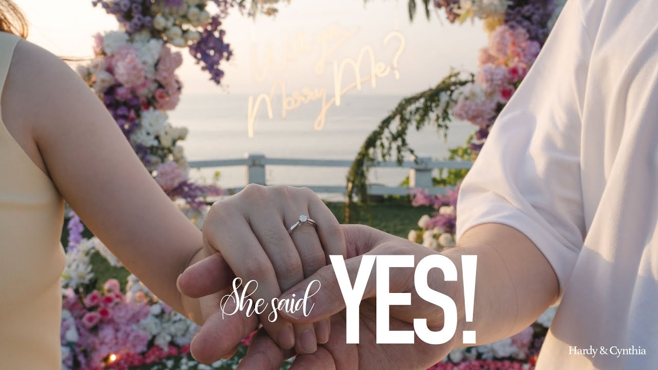 Bali Helicopter Proposal // Hardy & Cynthia's Surprise Proposal Bali