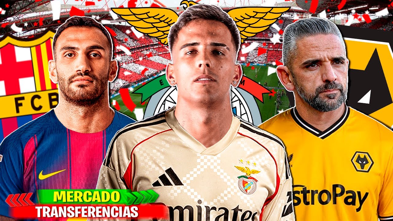 10 TRANSFERENCIAS CONFIRMADAS | RUMORES 25/26! Zalazar Benfica, Rui Boges Wolves, Pavlidis Barcelona