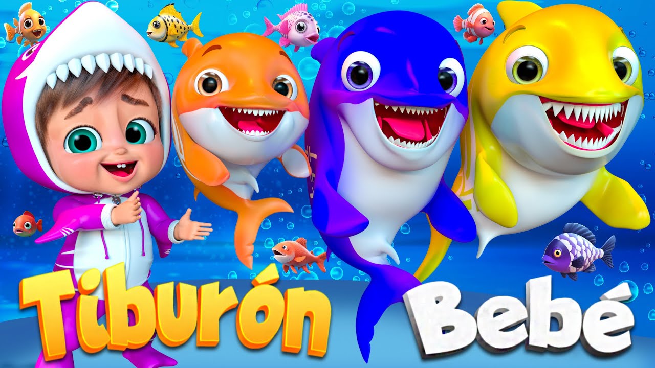 A Cantar con el Tiburón Bebé | canciones infantiles y rimas infantiles  @SuperLucaEspanol