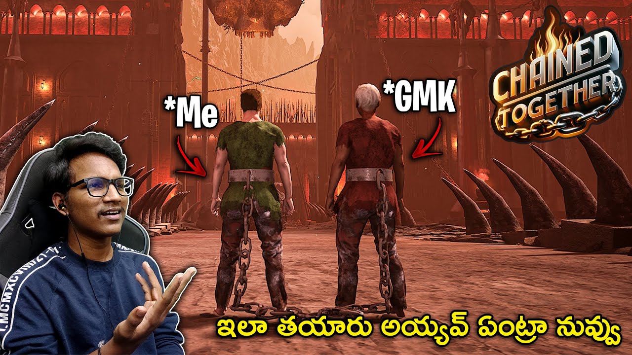 Chained Together With @GMKGAMER  | In Telugu | #1 | Raju Gaming