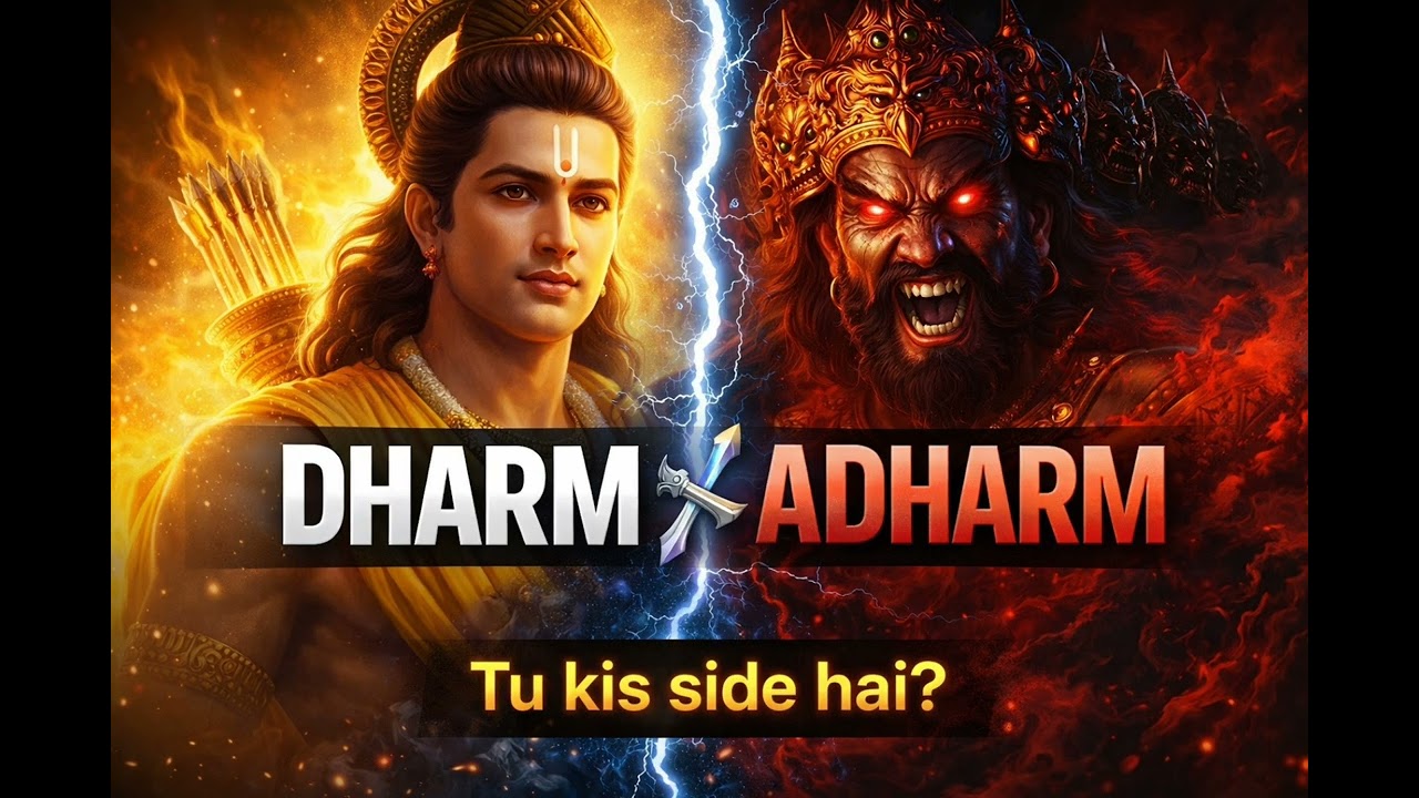 Dharm Vs Adharam, which side you gonna choose