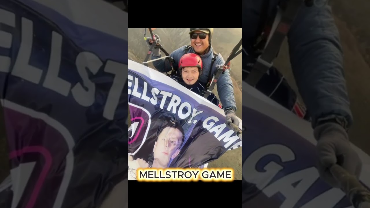 Flying 2000 Meters High with a MELLSTROY Banner!#mellstroy#flying #banner#shorts#trending#speedsong