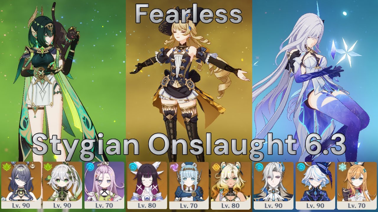 Stygian Onslaught 6.3 Fearless | C1R0 Nefer C0R1 Navia C0R0 Skirk